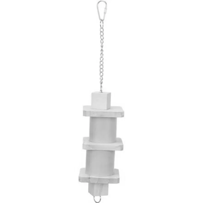 Hlavný obrázok produktu Závěsný systém na pamlsky pro papoušky, bambus/dřevo, 35cm