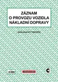 Ďalší obrázok produktu Záznam o prevádzke vozidla nákladnej dopravy A4 stopa ET210
