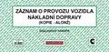 Ďalší obrázok produktu Záznam o prevádzke vozidla nákladnej dopravy alonž ET220