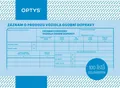 Záznam o prevádzke osobného vozidla A5, číslovaný, 100 listov 1177