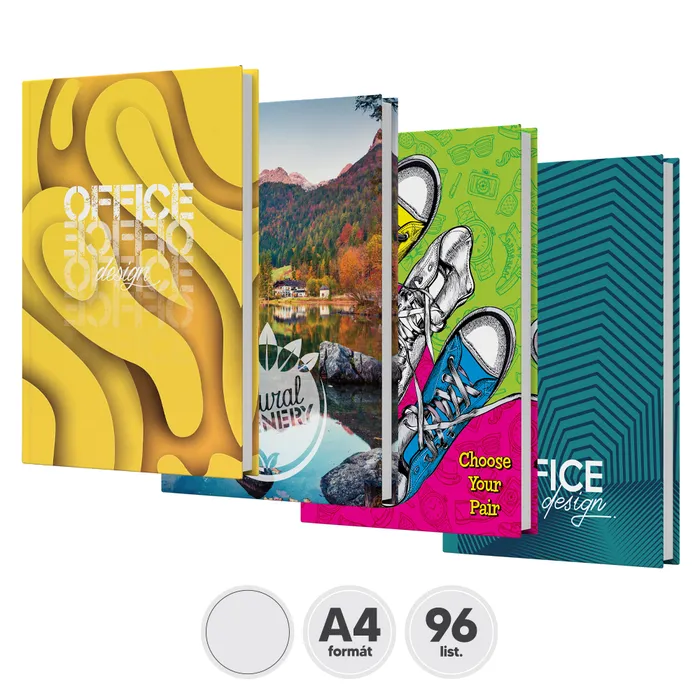 Hlavný obrázok produktu Záznamní kniha čistá/nelinkovaná A4 [96 listů]