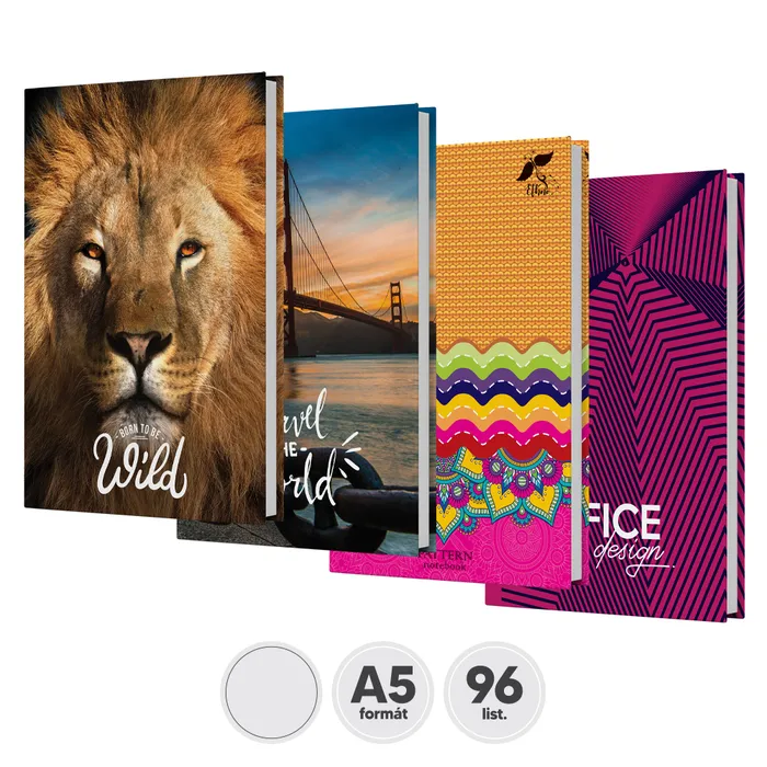 Hlavný obrázok produktu Záznamní kniha čistá/nelinkovaná A5 [96 listů]