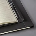 Záznamná kniha Conceptum Softwave, čierna, exkluzívna, A4+, squared, 194 listov, SIGEL