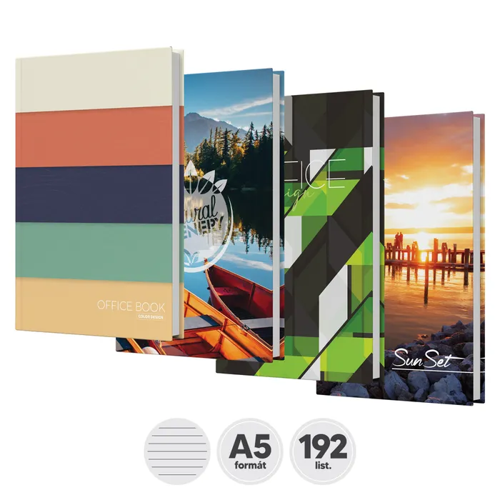 Hlavný obrázok produktu Záznamní kniha linkovaná A5 [192 listů]