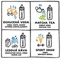 Ďalší obrázok produktu Zdravá lahev 0,7 l Fresh šedomodrá