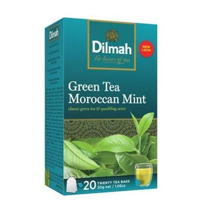 Hlavný obrázok produktu Zelený čaj, 20x1,5g, DILMAH, Moroccan Mint