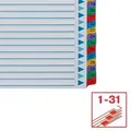 Zosilnené kartónové registre Esselte Mylar, A4, Mix farieb