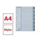 Zosilnené kartónové registre Esselte Mylar, A4, Mix farieb