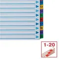 Zosilnené kartónové registre Esselte Mylar, A4, Mix farieb