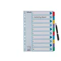 Zosilnené kartónové registre Esselte Mylar, A4, Mix farieb
