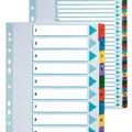 Ďalší obrázok produktu Zosilnené kartónové registre Esselte Mylar, A4, Mix farieb