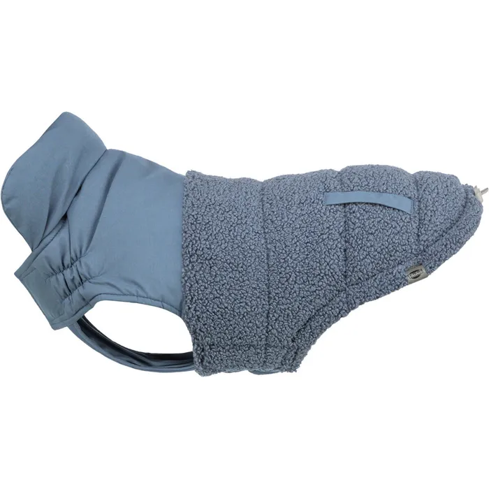 Hlavný obrázok produktu Zimní vesta AJOU s kožíškem, modráXS: 27cm, hruď: 37-43cm, krk: 32cm