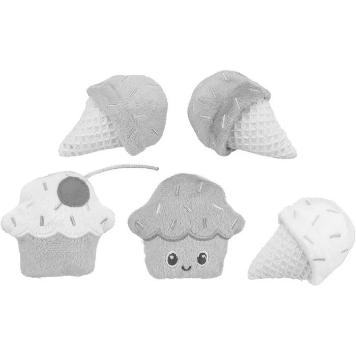 Hlavný obrázok produktu Zmrzlina / dortíček, hračka s catnipem, 7 cm, plyš, různé druhy