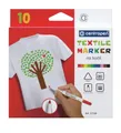 Značkovač 2739 na textil súprava 10 farieb