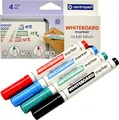Značkovač 8569 stierateľný na biele tabule 1-4,5 mm, sada 4 farieb