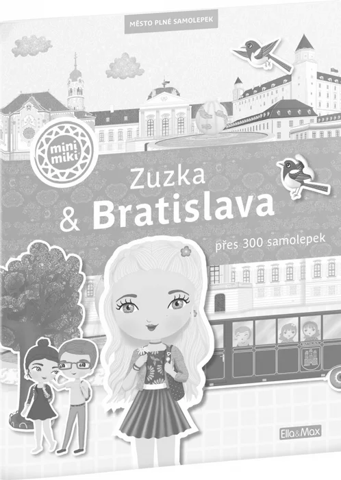 Hlavný obrázok produktu ZUZKA & BRATISLAVA – Město plné samolepek
