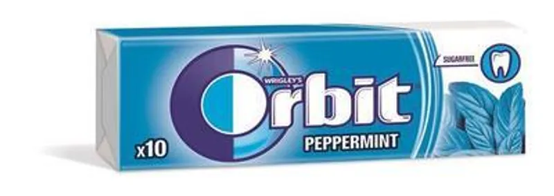 Hlavný obrázok produktu Žvýkačky, 14g, ORBIT "Peppermint dragees"