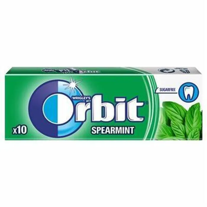 Hlavný obrázok produktu Žvýkačky, 14g, ORBIT "Spearmint dragees"