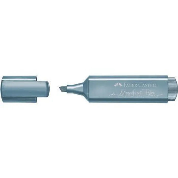Hlavný obrázok produktu Zvýrazňovač Faber-Castell 154647 Textliner 46 Metallic metalický modrý