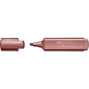 Zvýrazňovač Faber-Castell 154673 Textliner 46 Metallic metalický červený