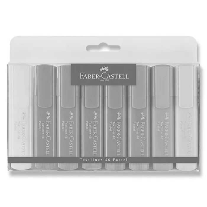 Hlavný obrázok produktu Zvýrazňovač Faber-Castell Textliner 46 8 kusů, pastelové