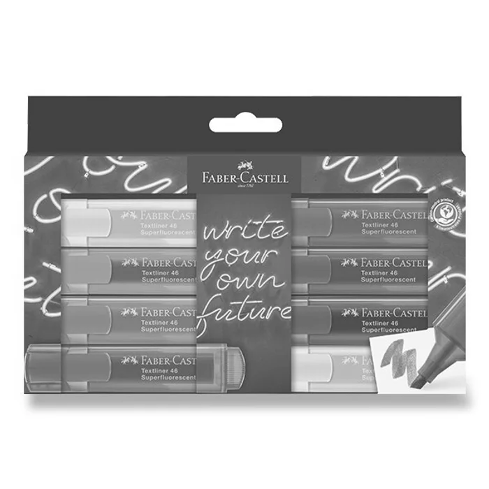 Hlavný obrázok produktu Zvýrazňovač Faber-Castell Textliner 46 Neon sada 8 barev