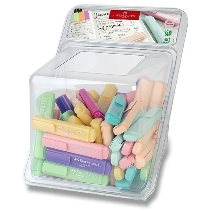 Hlavný obrázok produktu Zvýrazňovač Faber-Castell Textliner 46 Pastel dóza, 100 ks