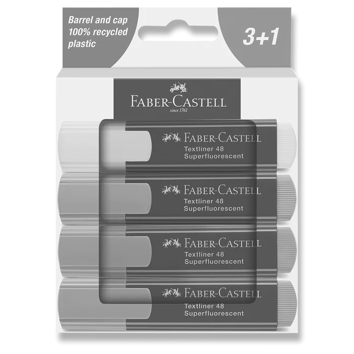 Hlavný obrázok produktu Zvýrazňovač Faber-Castell Textliner 48 sada 4 barev