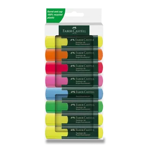 Zvýrazňovač Faber-Castell Textliner 48 sada 8 farieb