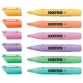 Ďalší obrázok produktu Zvýrazňovač Kores High Liner Pastel sada 6 farieb