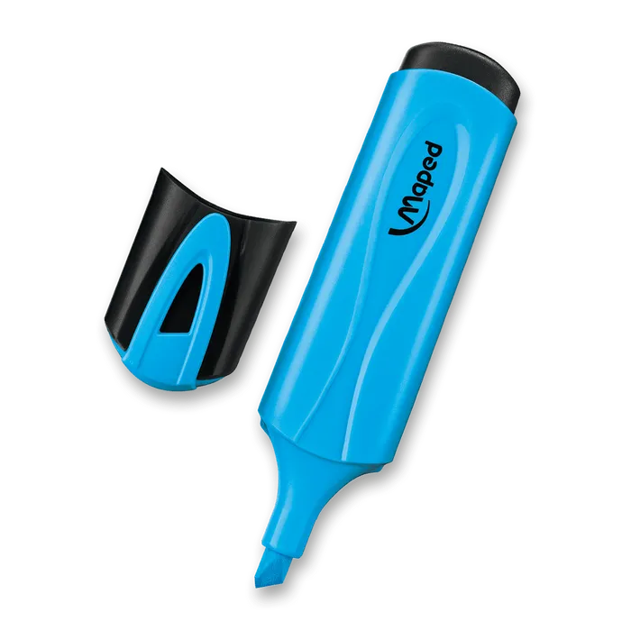 Hlavný obrázok produktu Zvýrazňovač MAPED Fluo Peps Classic, modrá