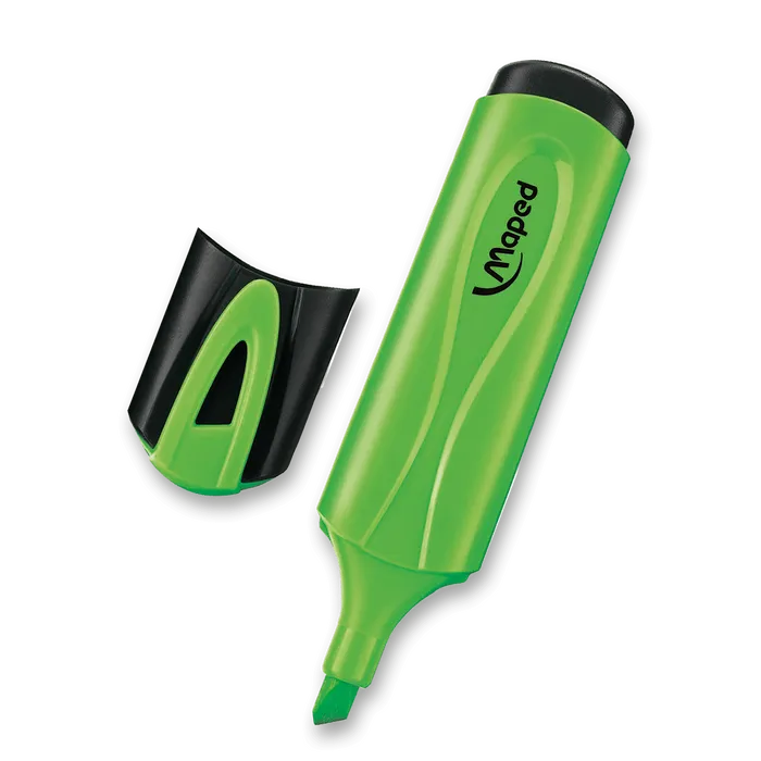 Hlavný obrázok produktu Zvýrazňovač MAPED Fluo Peps Classic, zelená