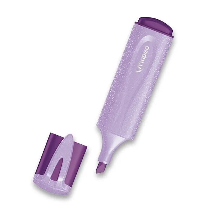 Hlavný obrázok produktu Zvýrazňovač Maped Fluo Peps Glitter Pastel fialová