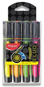 Zvýrazňovač Maped Fluo Peps Max súprava 4 ks