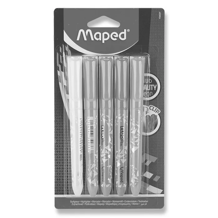 Hlavný obrázok produktu Zvýrazňovač Maped Fluo Peps Pen sada 5 barev