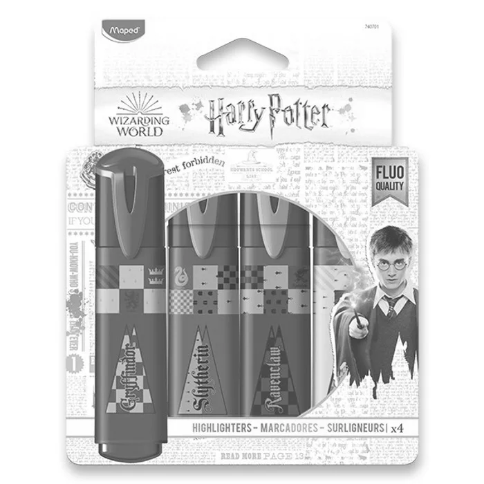 Hlavný obrázok produktu Zvýrazňovač MAPED Harry Potter sada, 4 ks