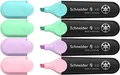 Ďalší obrázok produktu Zvýrazňovač Schneider Job Pastel sada 4 farieb
