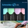 Ďalší obrázok produktu Zvýrazňovač Schneider Job Pastel sada 4 barev