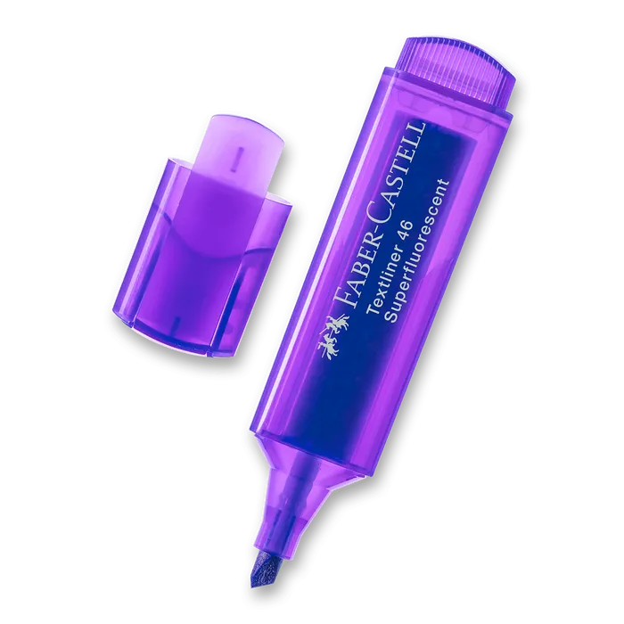 Hlavný obrázok produktu Zvýrazňovač Textliner 1546 superfluorescenční , fialová Faber Castell 154636