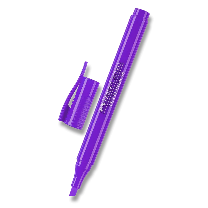 Hlavný obrázok produktu Zvýrazňovač Textliner 38 superfluorescenční, fialová Faber Castell 157736
