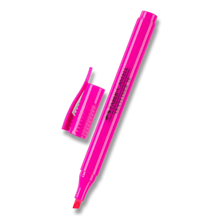 Hlavný obrázok produktu Zvýrazňovač Textliner 38 superfluorescenční, růžová Faber Castell 157728