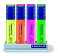 Zvýrazňovač Textsurfer classic 364, 4 farby, 1-5mm, v stojane, STAEDTLER