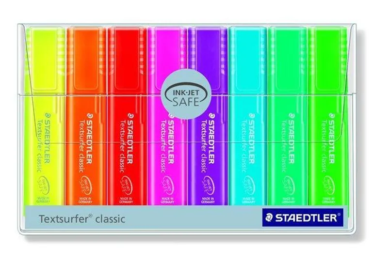 Hlavný obrázok produktu Zvýrazňovač "Textsurfer classic 364", 8 barev, 1-5mm, STAEDTLER