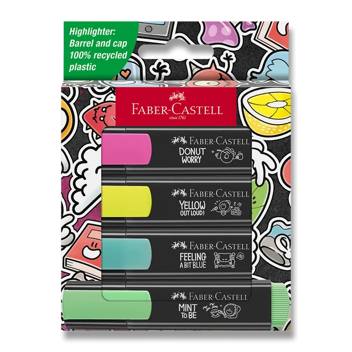 Hlavný obrázok produktu Zvýrazňovače Faber-Castell Textliner 46 Graffiti 4 ks
