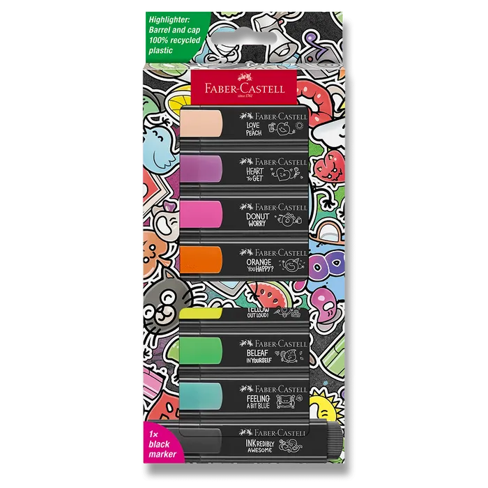 Hlavný obrázok produktu Zvýrazňovače Faber-Castell Textliner 46 Graffiti 8 ks