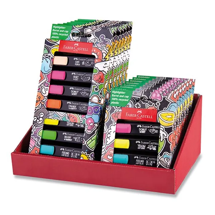 Hlavný obrázok produktu Zvýrazňovače Faber-Castell Textliner 46 Graffiti pultový stojánek