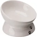 Ďalší obrázok produktu Zvýšená ergonomická keramická miska, 0.15 l/o 13 cm, biela