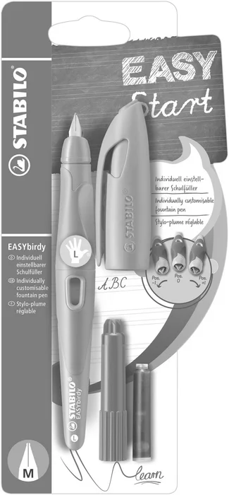 Hlavný obrázok produktu zz-Plnicí pero pro leváky se standardním hrotem M - STABILO EASYbirdy nebeská modř/zelená