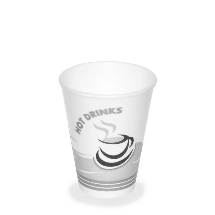 Hlavný obrázok produktu zz-Termo-kelímek s potiskem "HOT DRINKS" 225 ml (0,2 l) [50 ks] - polystyrenový