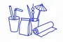 Spotrebný kuchynský materiál - ilustrativní obrázek